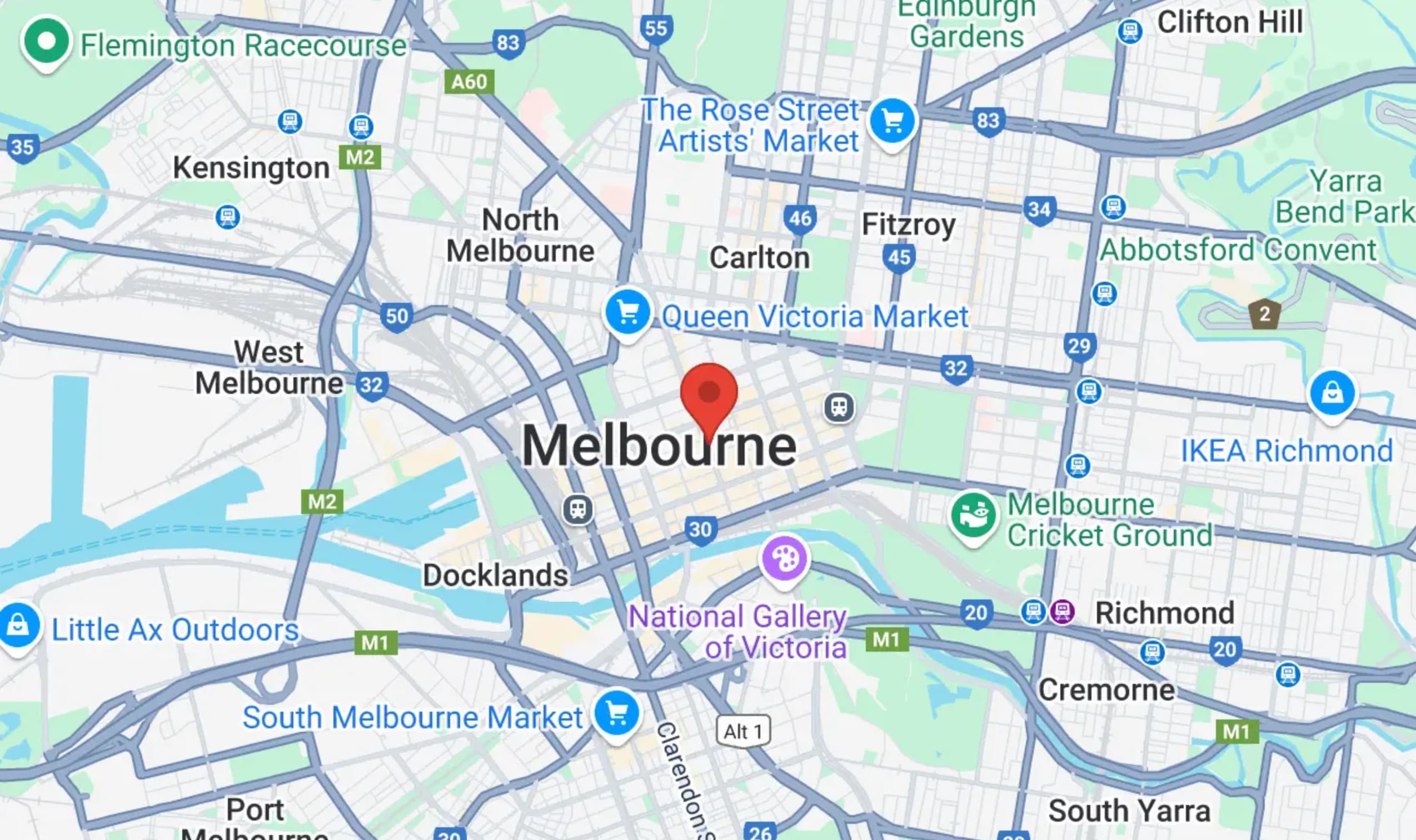Our location in Melbourne